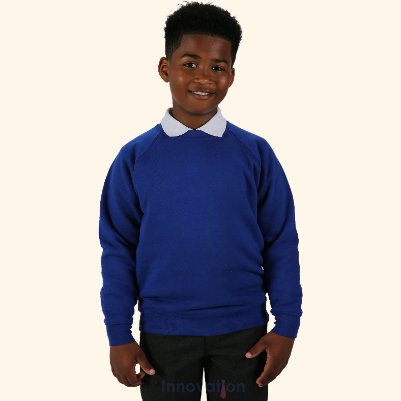 new-sweatshirt-age-2-14-cotmanhay-junior-school-royal-blue