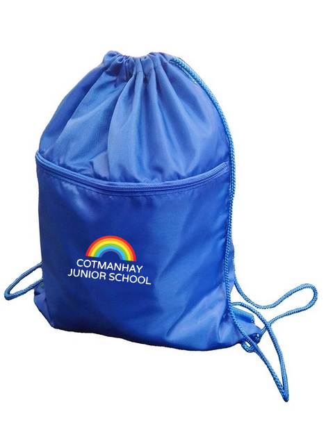 Cotmanhay Junior School - PE Kit Bag -Royal Blue