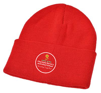 Charlotte School-Beanie-Red