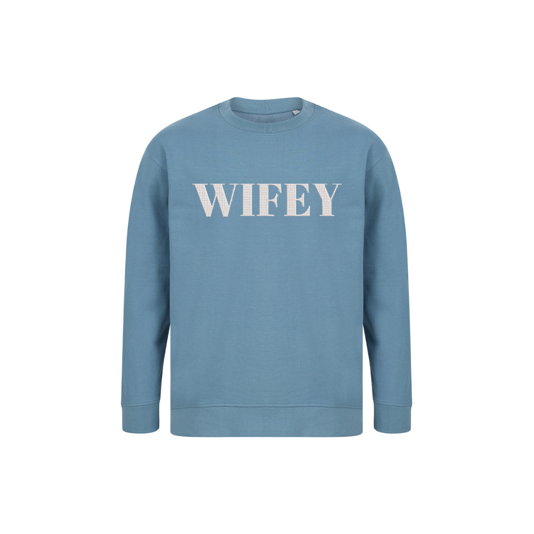 Personalised Wedding Party Sweatshirts: Bride, Bridesmaid & Hubby
