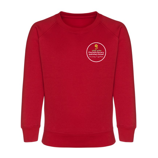 Charlotte Nursery and Infant School -Sweatshirt- Red
