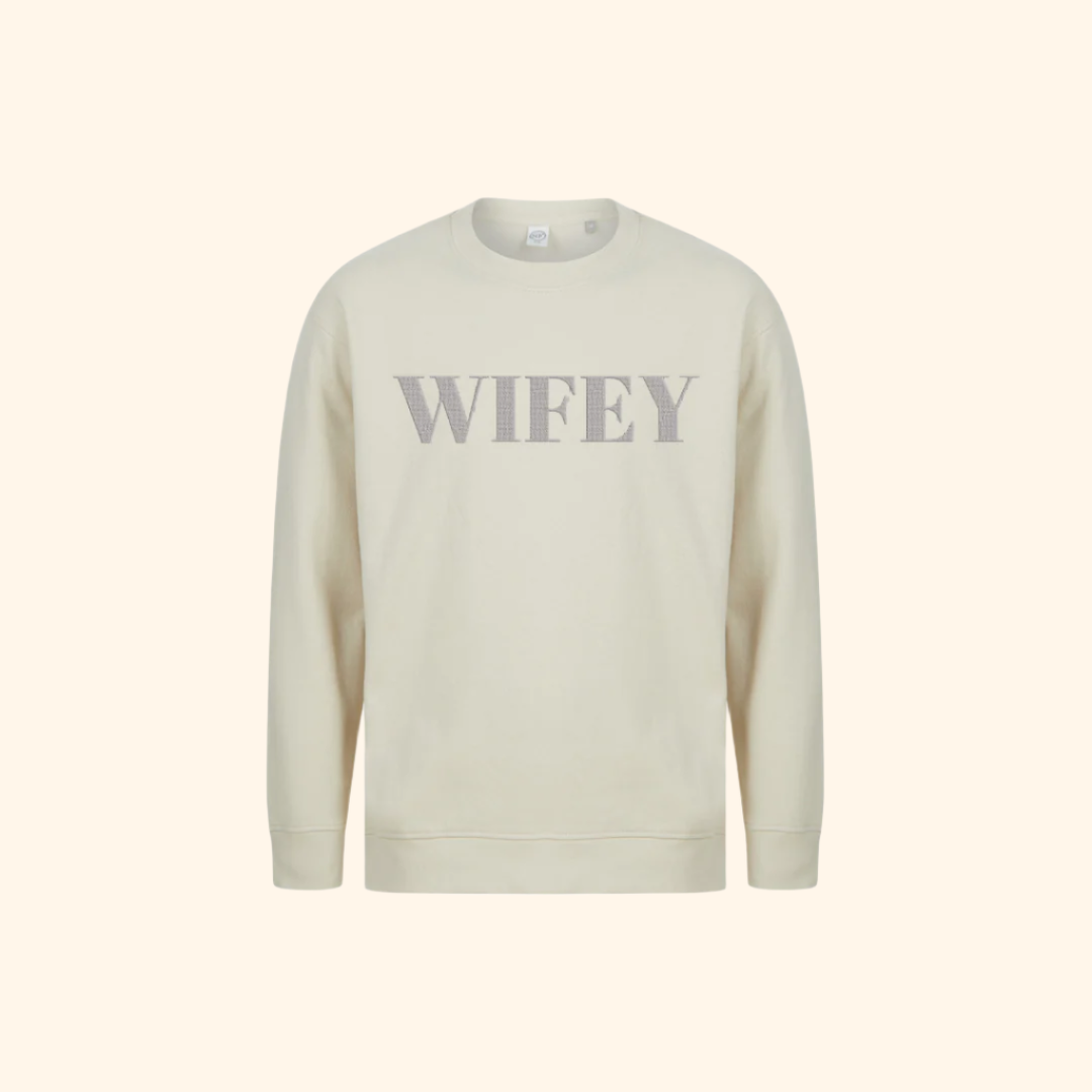 Personalised Wedding Party Sweatshirts: Bride, Bridesmaid & Hubby