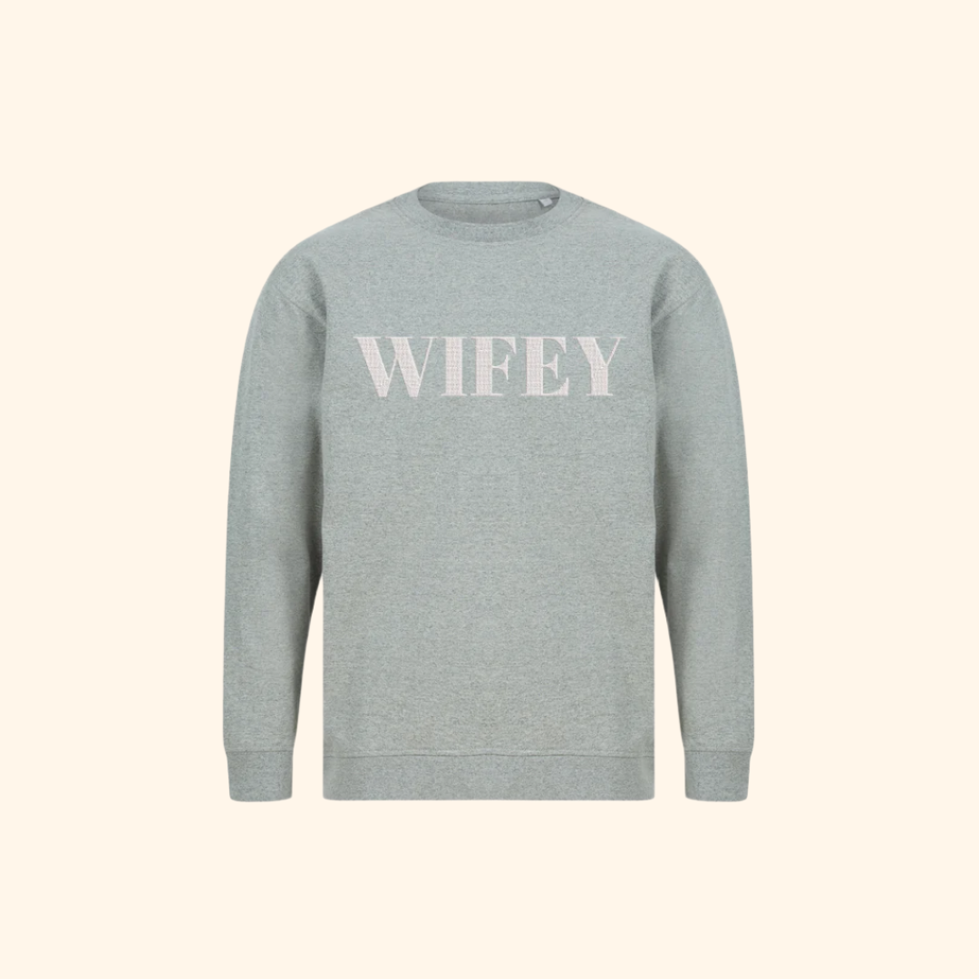 Personalised Wedding Party Sweatshirts: Bride, Bridesmaid & Hubby