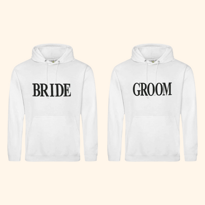 Bride & Groom Hoodie - Bride & Groom Customised