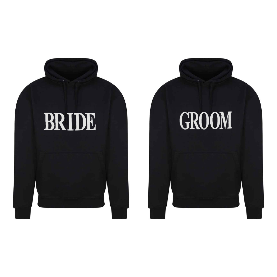 Bride & Groom Hoodie - Bride & Groom Customised