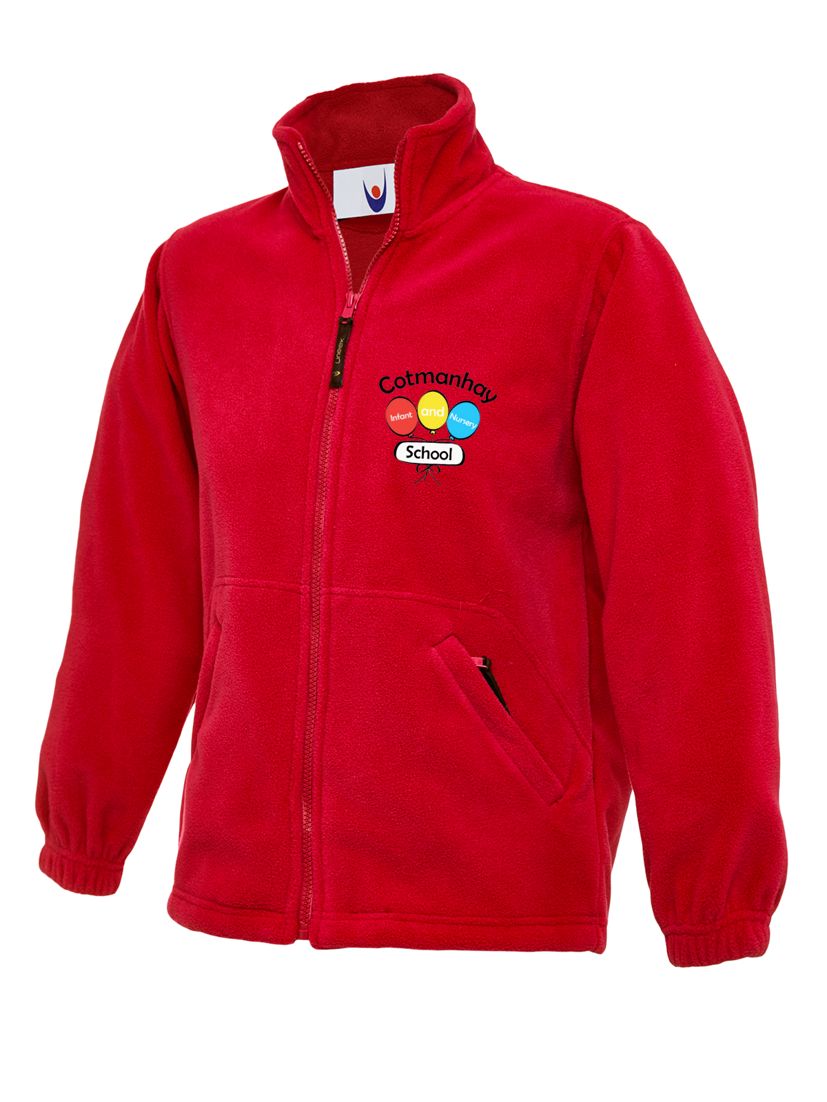 Cotmanhay Infant & Nursery School - Fleece Jacket - -Red