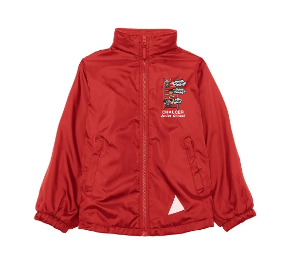 Chaucer Junior -School Jacket-red-navy