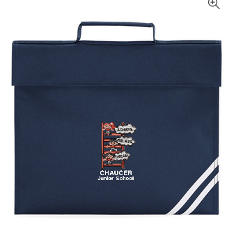 Chaucer JUNIOR School -Book Folder -red-navy