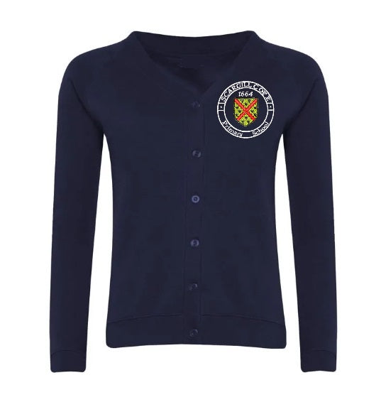 Scargill C of E Primary School - Cardigan   -Navy