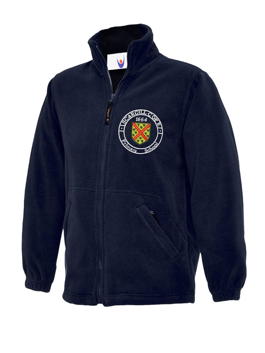 Scargill C of E Primary School -Fleece Jacket -  Navy
