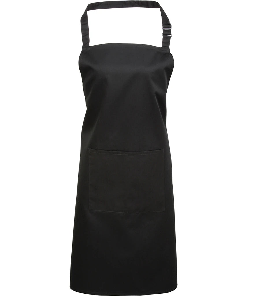 Bib Apron 'colours' with Pocket