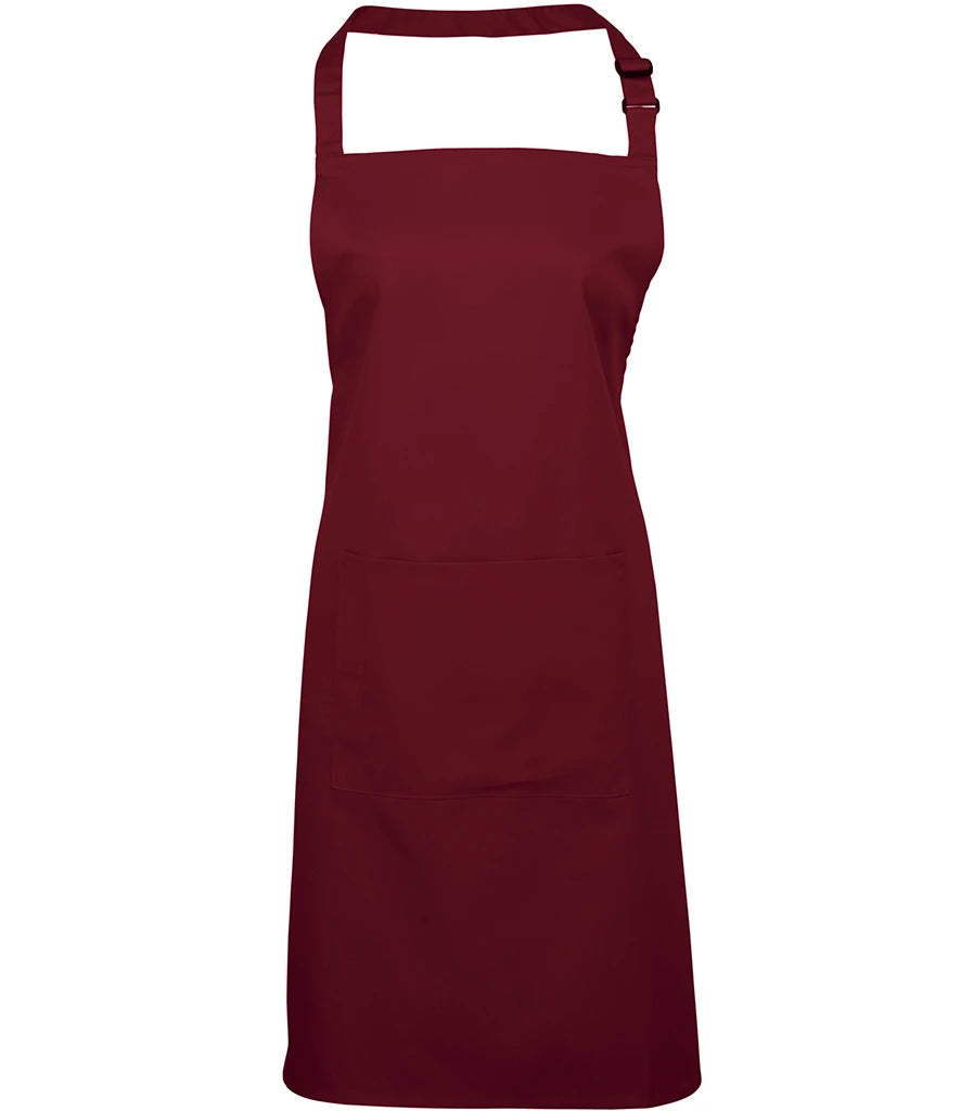 Bib Apron 'colours' with Pocket
