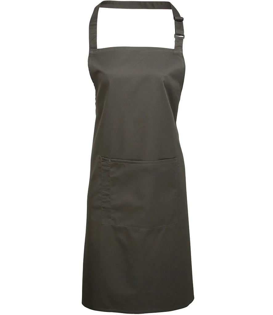 Bib Apron 'colours' with Pocket
