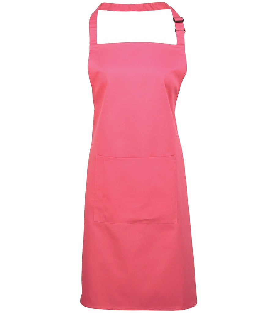 Bib Apron 'colours' with Pocket