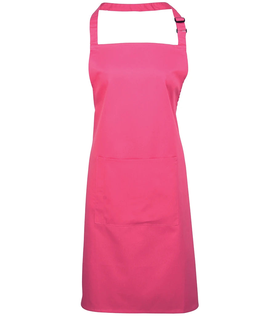 Bib Apron 'colours' with Pocket