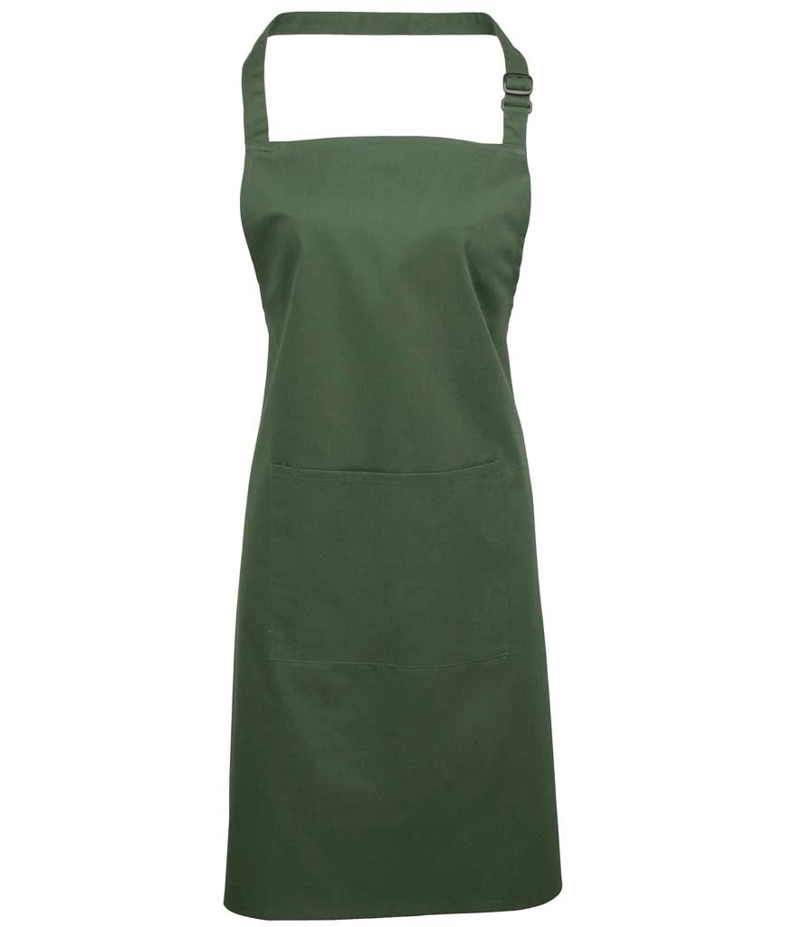 Bib Apron 'colours' with Pocket
