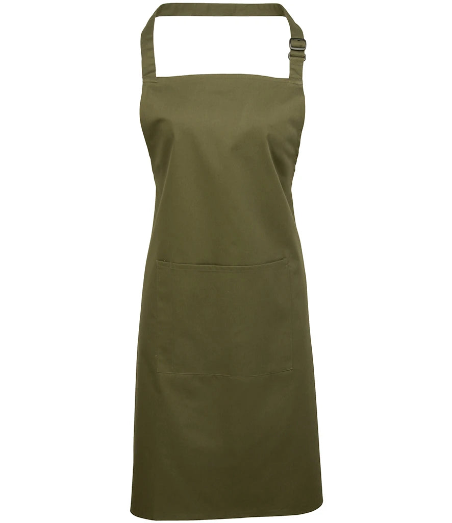 Bib Apron 'colours' with Pocket