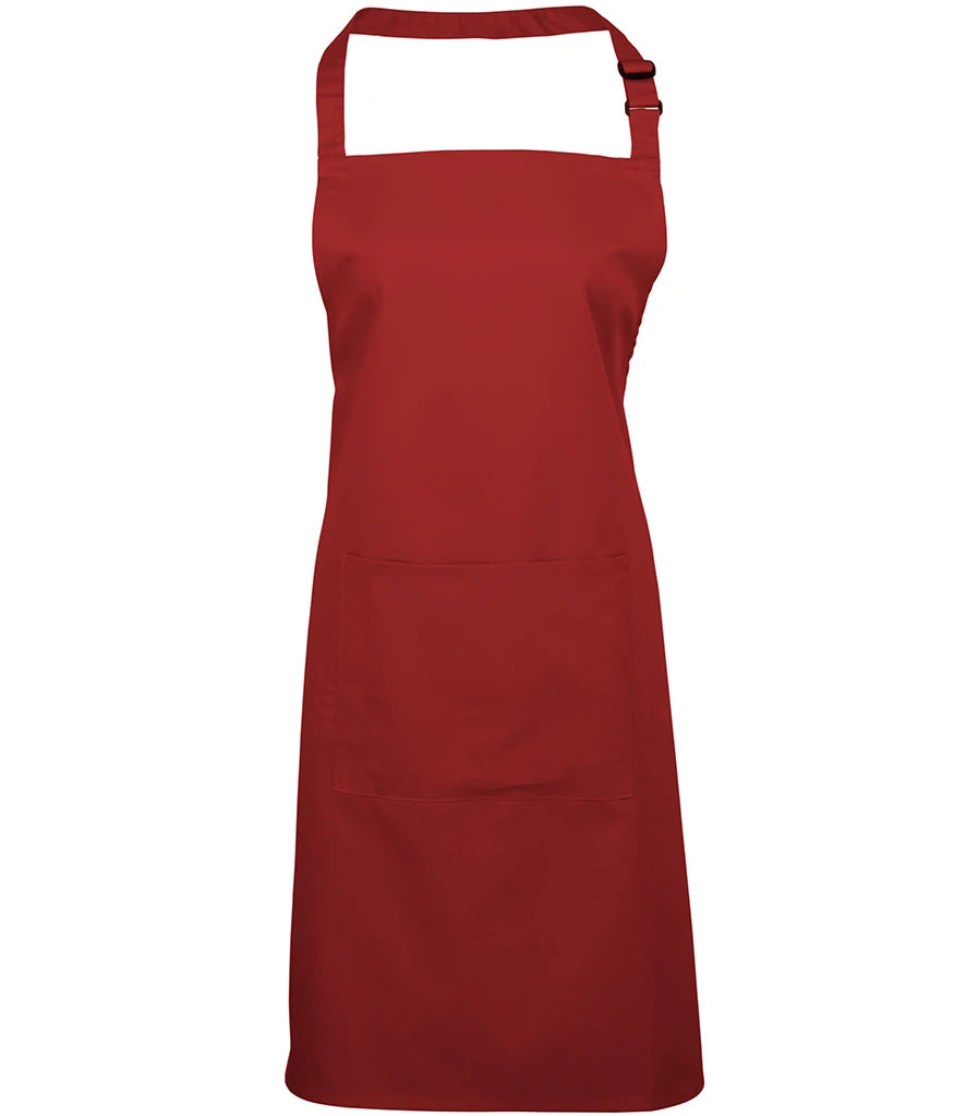 Bib Apron 'colours' with Pocket