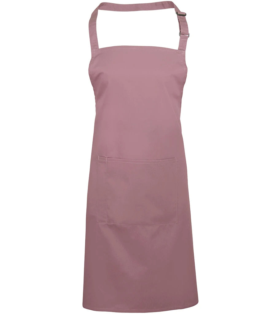 Bib Apron 'colours' with Pocket