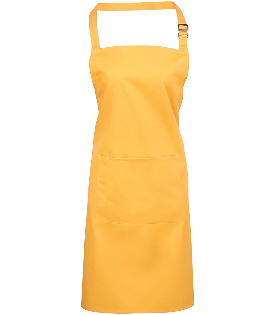Bib Apron 'colours' with Pocket
