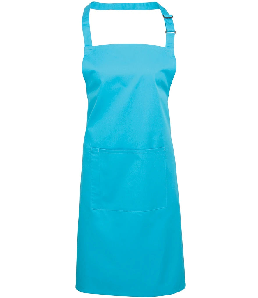 Bib Apron 'colours' with Pocket