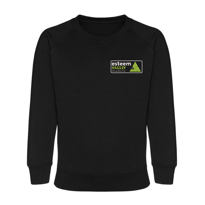 Esteem Valley Academy (Primary & Secondary)- Sweatshirt: - Black