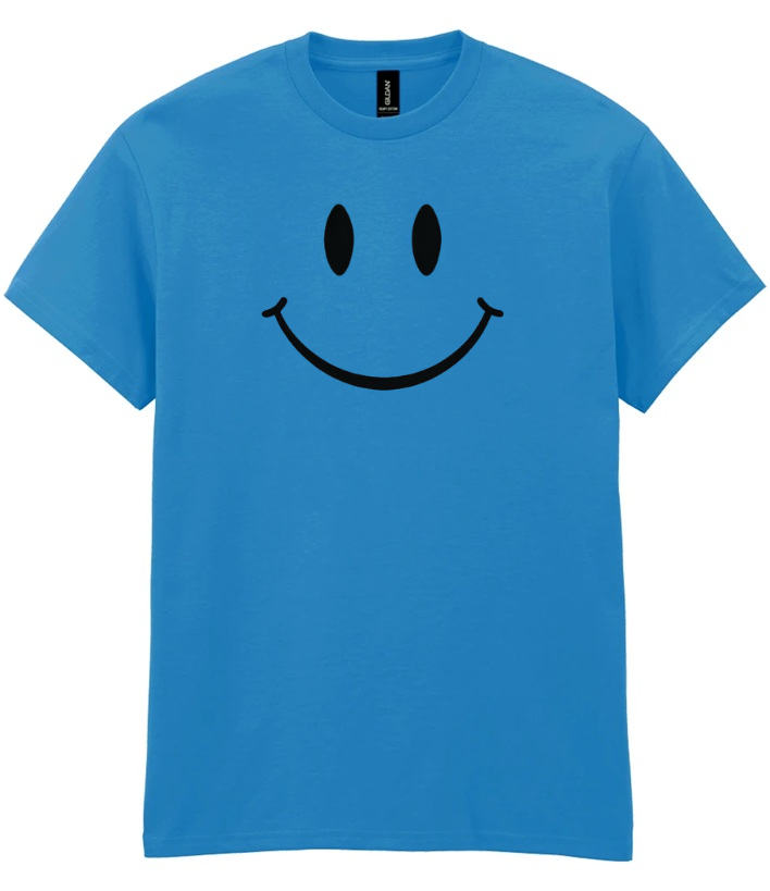 80s Smiley Face Adult t-Shirt