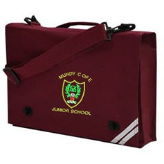 Mundy C. E. Junior School -Book Bag -  Maroon