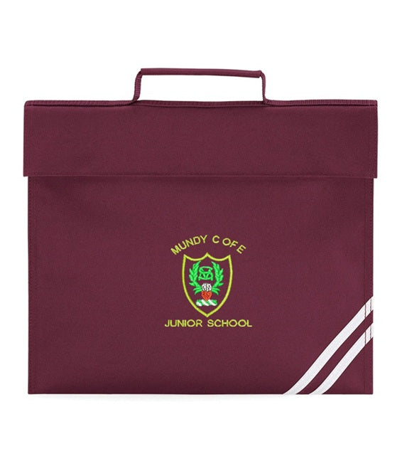 Mundy C. E. Junior School -Book Folder - Maroon