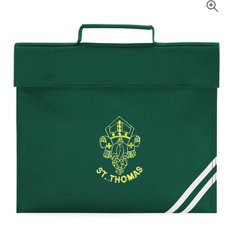 St Thomas Catholic Primary School -Book Folder -  Bottle Green