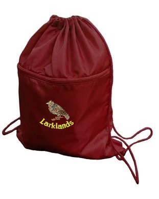 Larkland Infants -PE Kit Bag-  Maroon