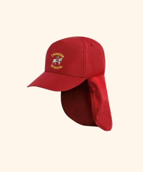 Chaucer Infant School Cap with Neck cover