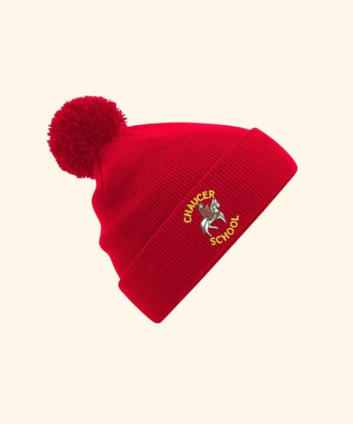 Chaucer Infants School Pom Pom Beanie