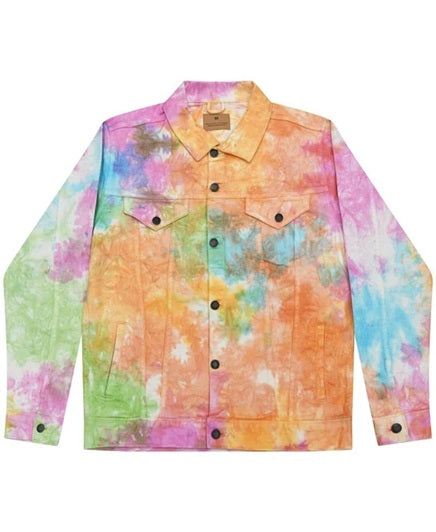 Tie-Dye Denim Jacket