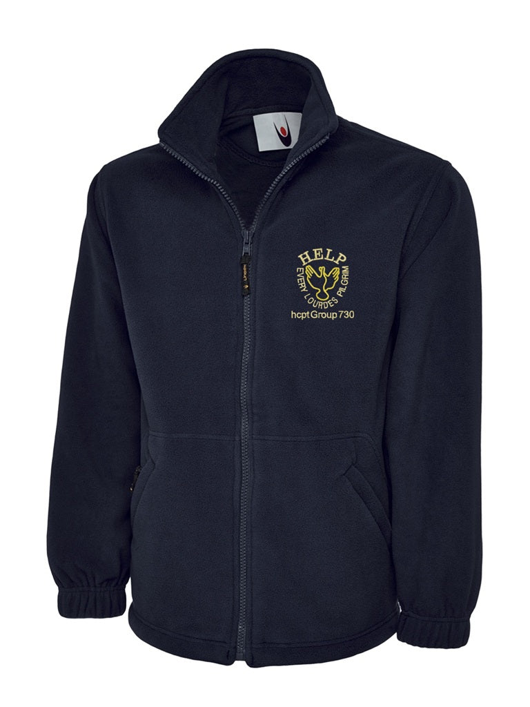 Classic Full Zip Fleece Jacket XS-6XLwith logo