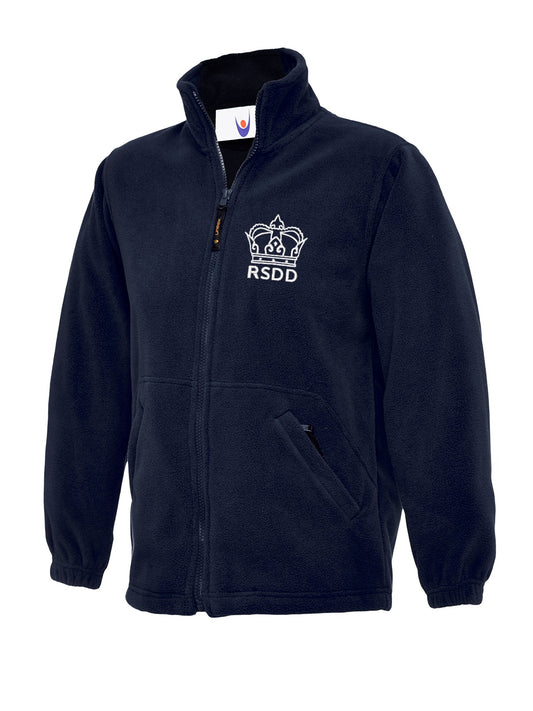 Royal School for the Deaf Derby - Fleece Jacket  -Navy