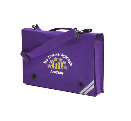 Florence Nightingale Academy -Book Bag -  Purple