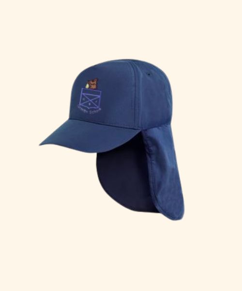 Granby School Cap with Neck cover