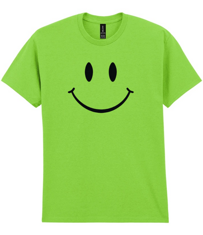 80s Smiley Face Adult t-Shirt