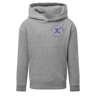 Corfield Church of England School - Hoody -Grey-Black
