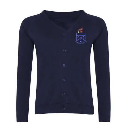 Granby School - Sweatshirt Cardigan - navy