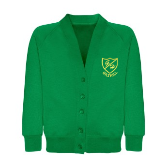 Gilthill Primary School - Cardigan Sweatshirt  - Green