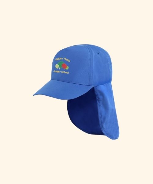 Hallam Fields School Cap with Neck cover