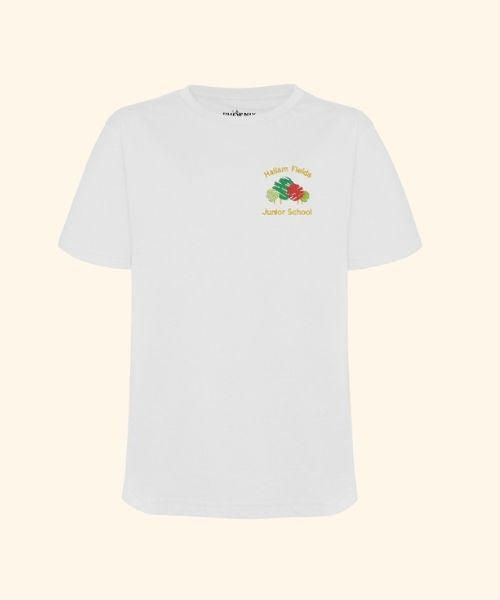 Hallam fields Junior School White T-shirt