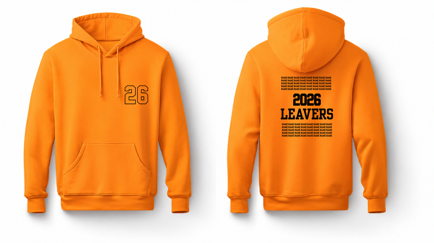 Leavers Hoodies - Design 2