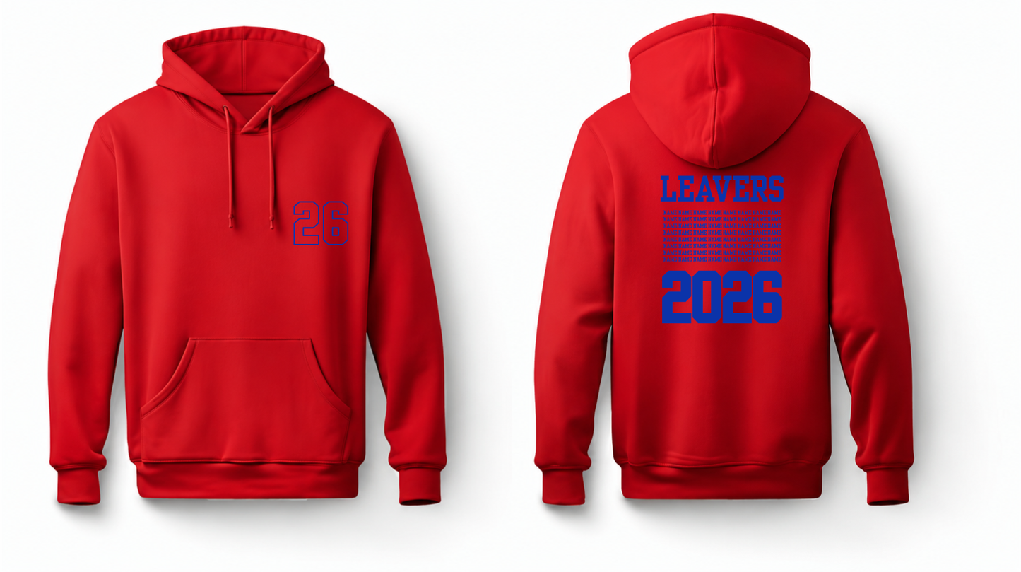 Leavers Hoodies - Design 3