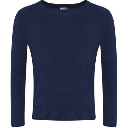 Knitted V-Neck Jumper