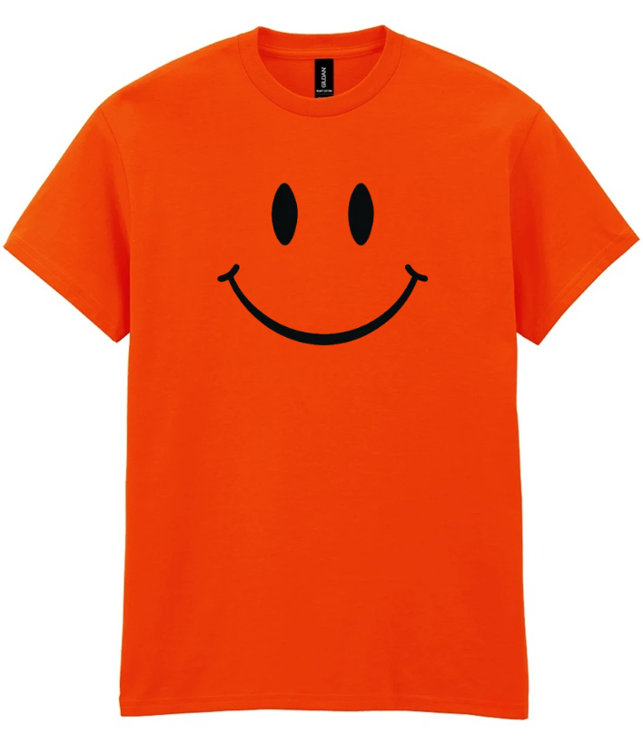80s Smiley Face Adult t-Shirt