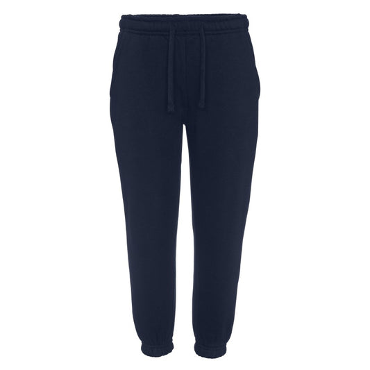 Jog Bottoms-Black-Navy