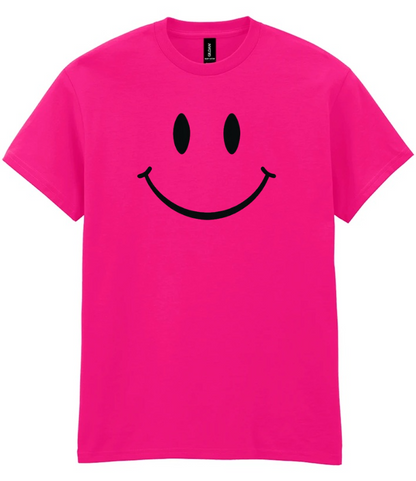 80s Smiley Face Adult t-Shirt